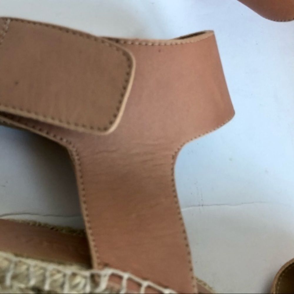 Vince. Sophia nude leather espadrille size 10 - Picture 3 of 9